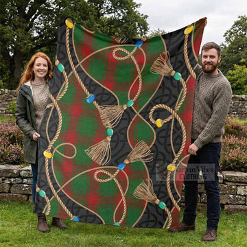 Middleton Scottish Tartan Twisted Ropes Stylized Blanket - Tartan Vibes Clothing