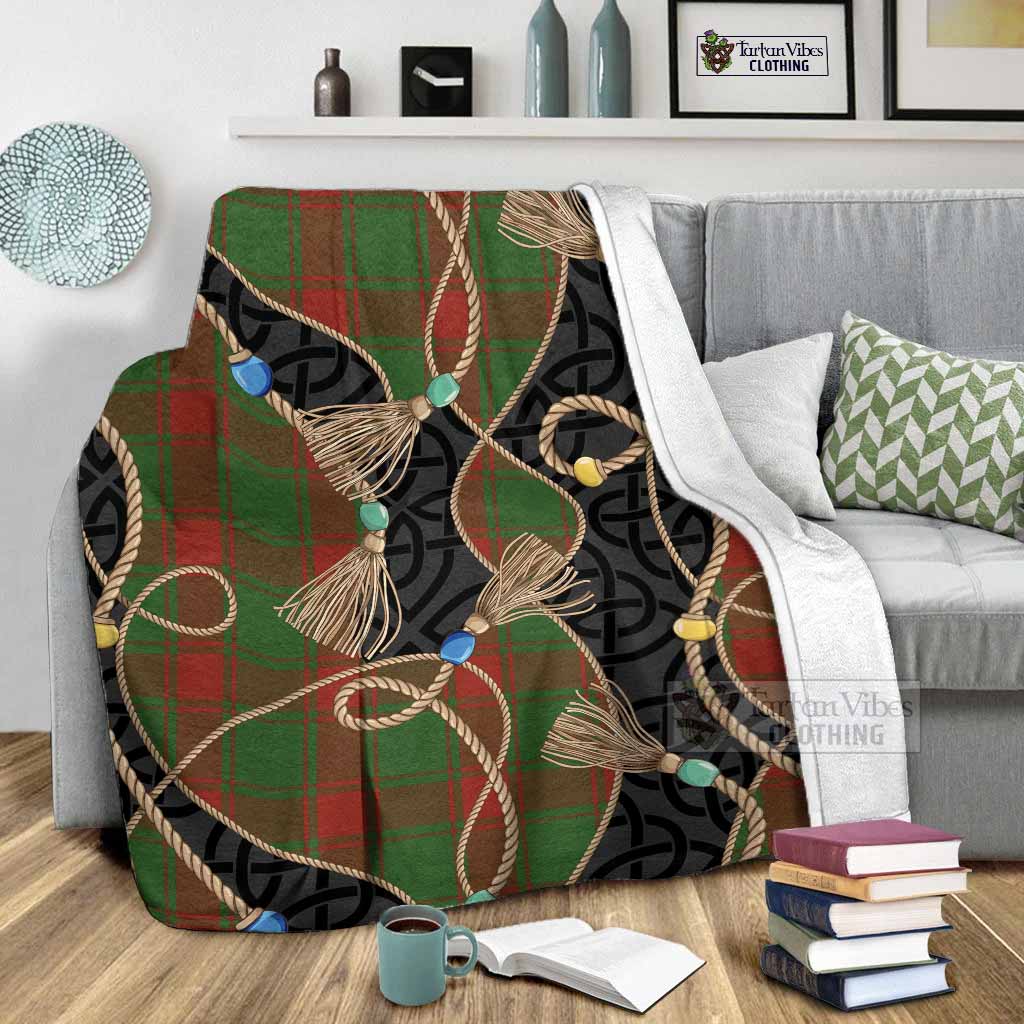 Middleton Scottish Tartan Twisted Ropes Stylized Blanket - Tartan Vibes Clothing