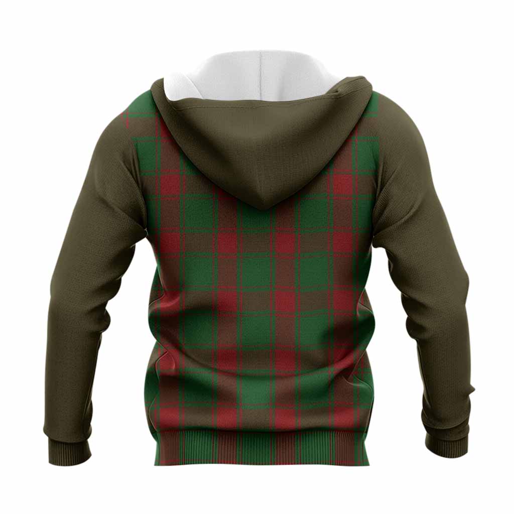 Middleton Tartan Accent Knitted Hoodie with Family Crest