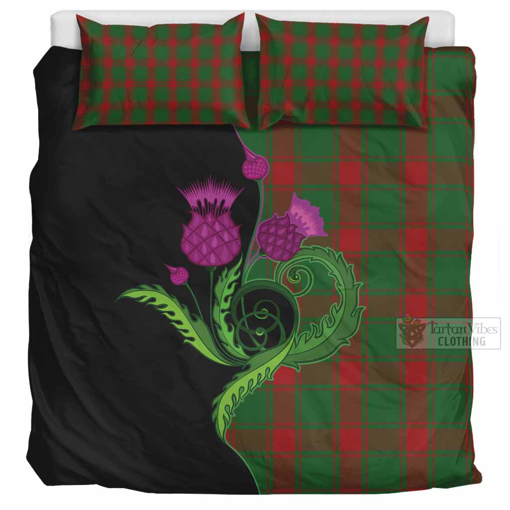 Middleton Tartan Bedding Set Traditional Scottish Thistle UK Bedding Set UK Super King 104*94 inch - Tartan Vibes Clothing