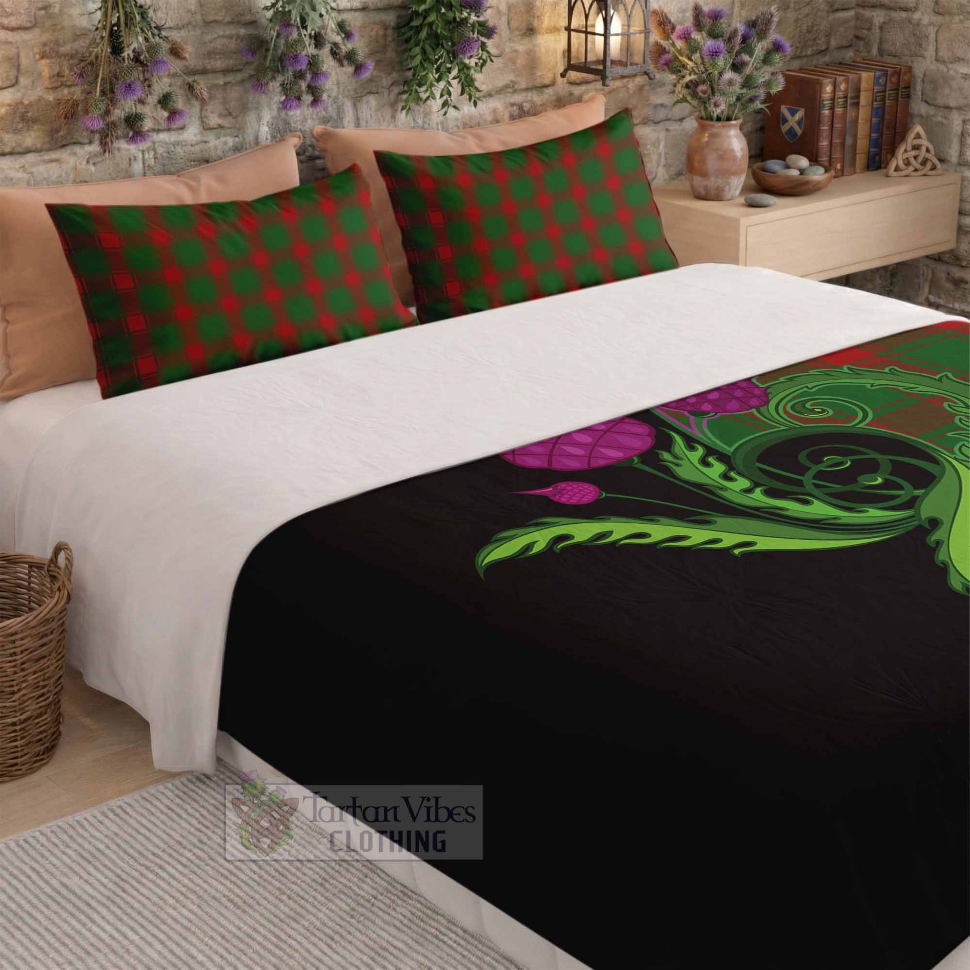Middleton Tartan Bedding Set Traditional Scottish Thistle - Tartan Vibes Clothing