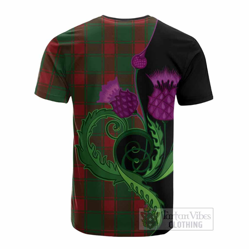 Middleton Tartan Cotton T-shirt Traditional Scottish Thistle
