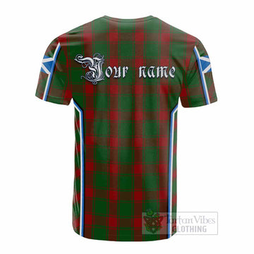 Middleton Tartan Crest Cotton T-shirt Scotland Coat of Arm Flag Style - Tartan Vibes Clothing