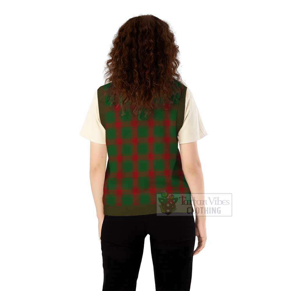 Middleton Tartan Knitted V-Neck Vest with Family Crest - Tartan Vibes Clothing
