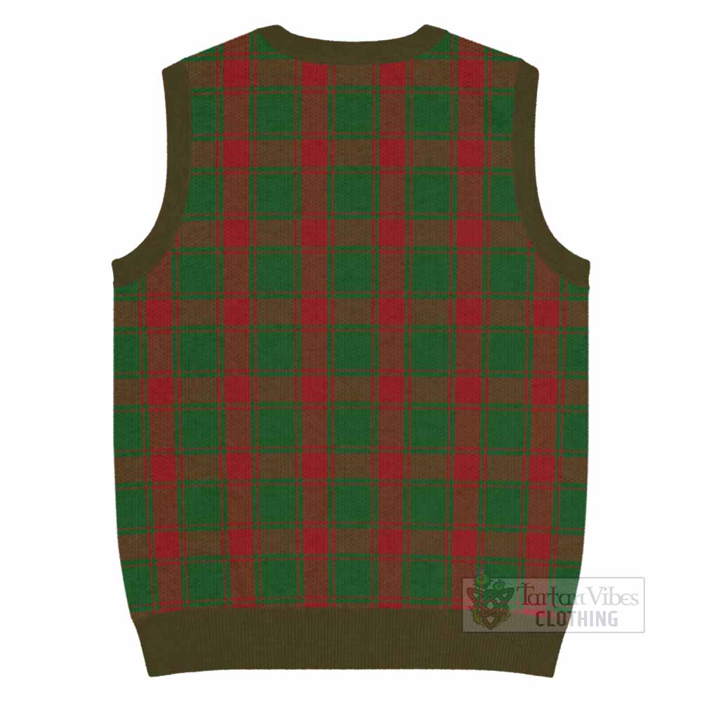 Middleton Tartan Knitted V-Neck Vest with Family Crest - Tartan Vibes Clothing
