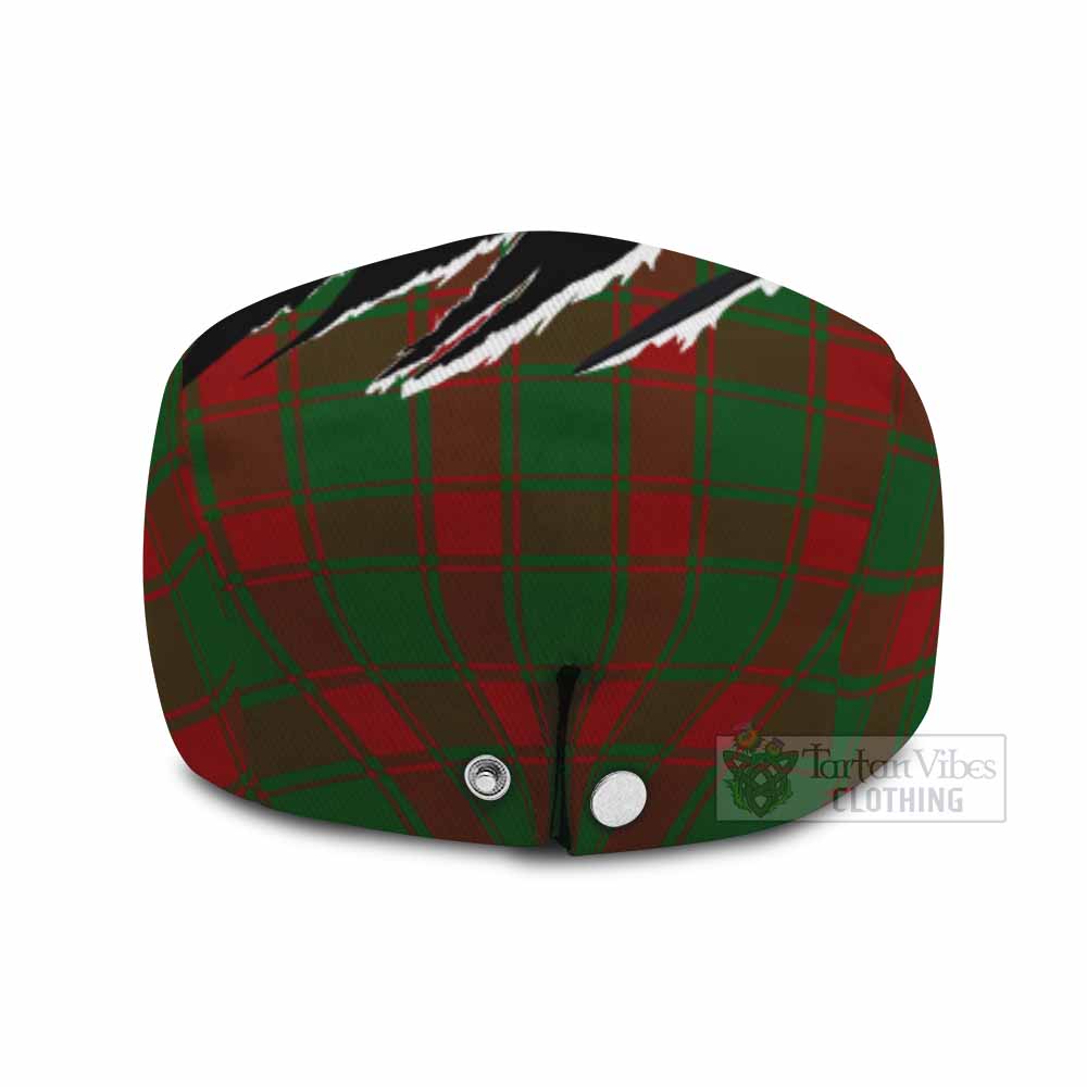 Middleton Tartan Loch Ness Monster Flat Cap, Jeff Cap Celtic Knot Nessie Art