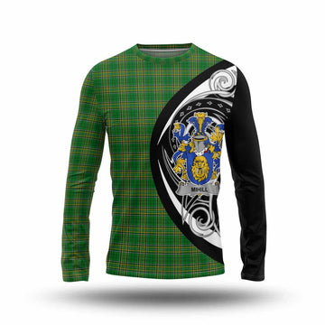 Tartan Vibes Clothing Mihill Irish Clan Long Sleeve T-Shirt Celtic Circle Style