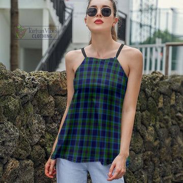 Miller Tartan Loose Halter Neck Camisole Women - Tartan Vibes Clothing