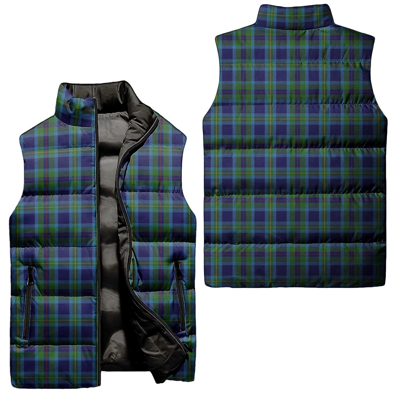 Miller Tartan Sleeveless Puffer Jacket Unisex - Tartanvibesclothing