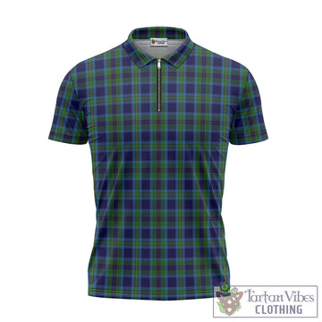 Miller Tartan Zipper Polo Shirt - Tartan Vibes Clothing