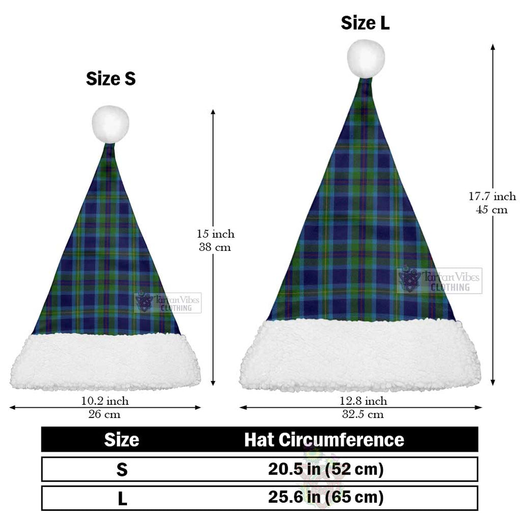 Miller Tartan Christmas Santa Hats Christmas Hat L 25.6in (65cm) - Tartan Vibes Clothing