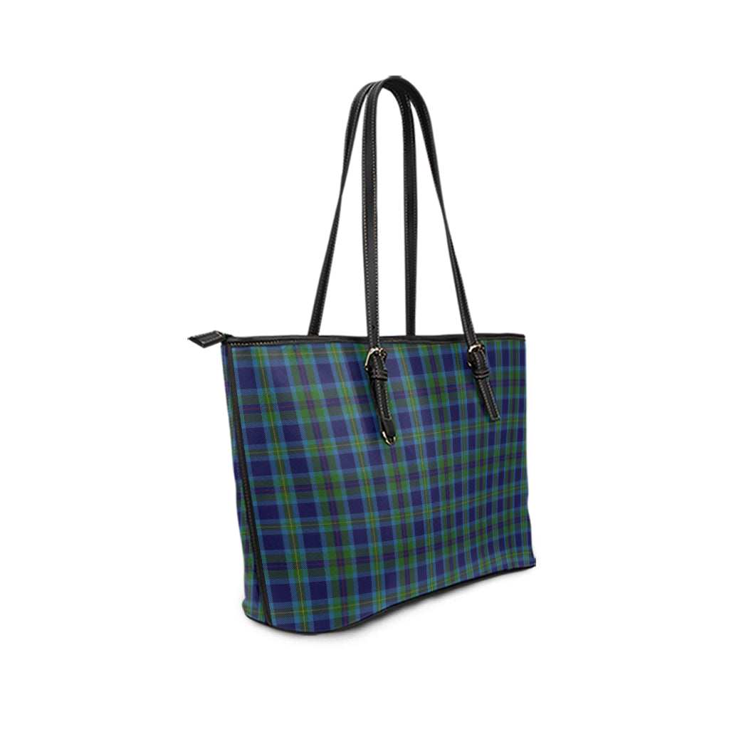 Miller Tartan Leather Tote Bag - Tartan Vibes Clothing