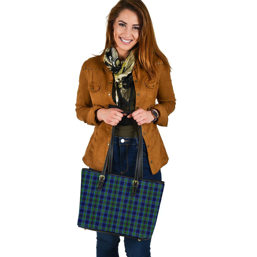 Miller Tartan Leather Tote Bag - Tartan Vibes Clothing