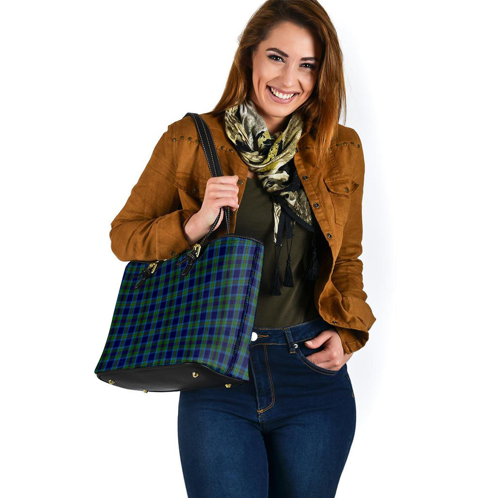 Miller Tartan Leather Tote Bag - Tartan Vibes Clothing