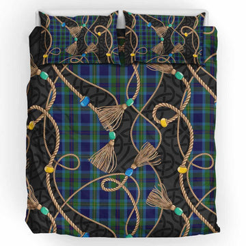 Miller Scottish Tartan Twisted Ropes Stylized Bedding Set UK Bedding Set UK King 91*87 inch - Tartan Vibes Clothing