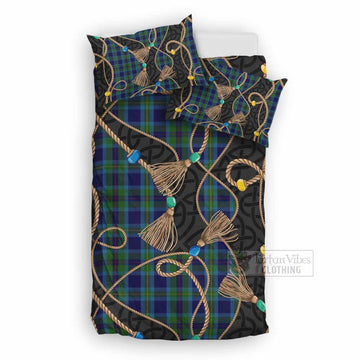 Miller Scottish Tartan Twisted Ropes Stylized Bedding Set UK Bedding Set UK Double 79*79 inch - Tartan Vibes Clothing
