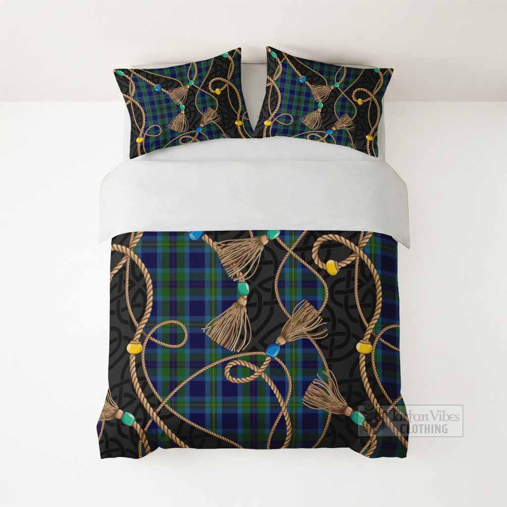 Miller Scottish Tartan Twisted Ropes Stylized Bedding Set - Tartan Vibes Clothing
