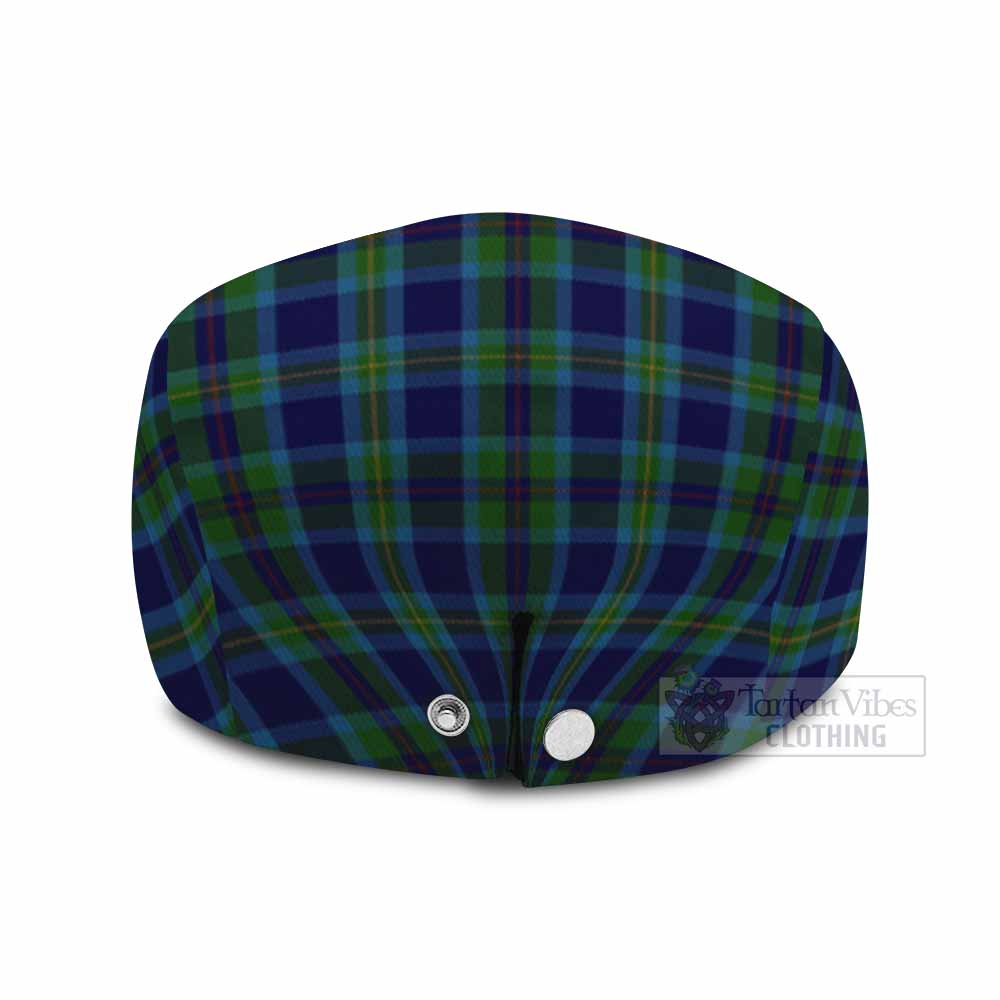 Miller Tartan Flat Cap, Jeff Cap Scottish Stag Thistle Floral Art