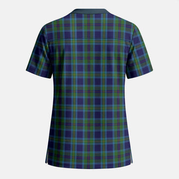 Miller Tartan Scrub Top - Tartan Vibes Clothing