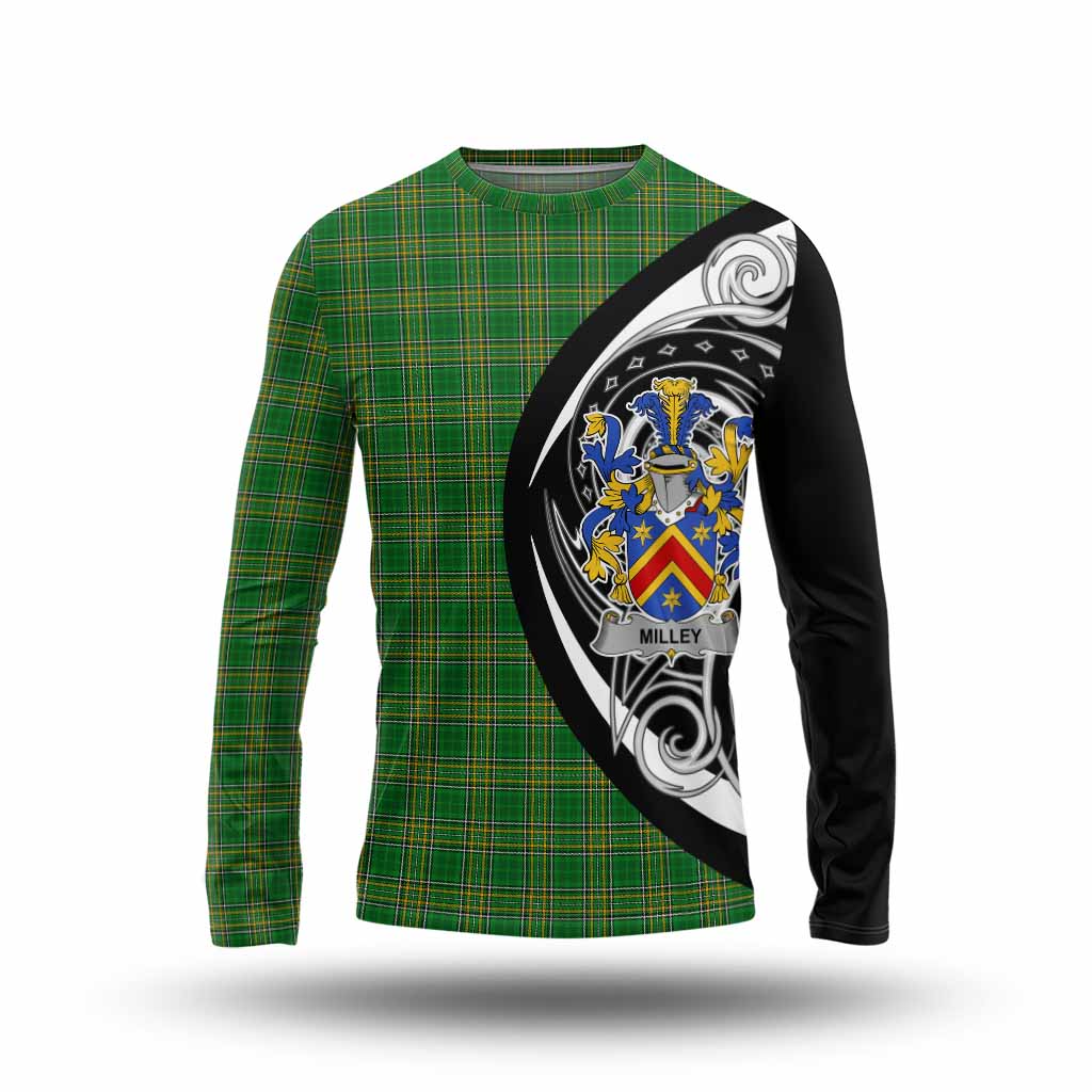 Milley Irish Clan Long Sleeve T-Shirt Celtic Circle Style Unisex - Tartan Vibes Clothing