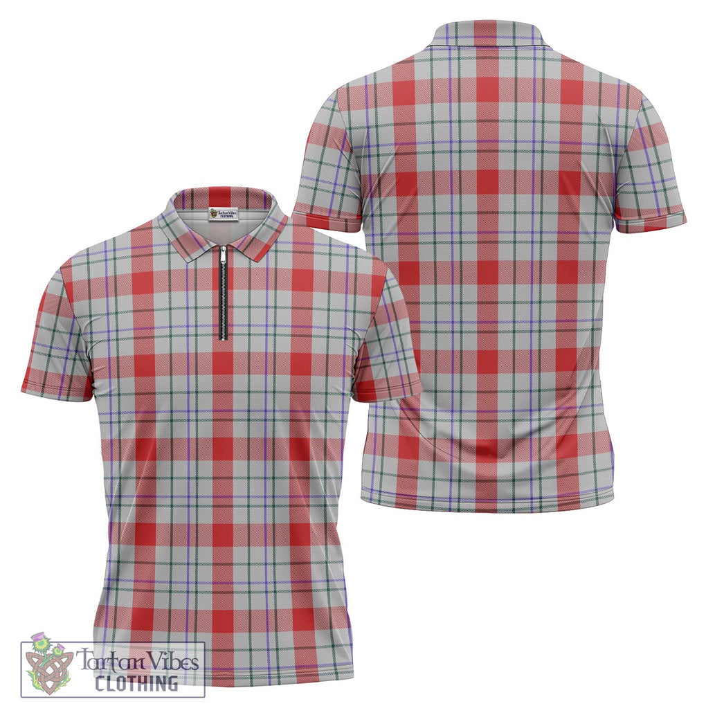 Milne Tartan Zipper Polo Shirt - Tartan Vibes Clothing