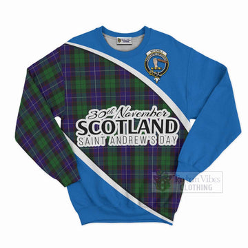 Mitchell Family Crest Tartan Sweatshirt Celebrate Saint Andrew's Day in Style Unisex - Tartan Vibes Clothing