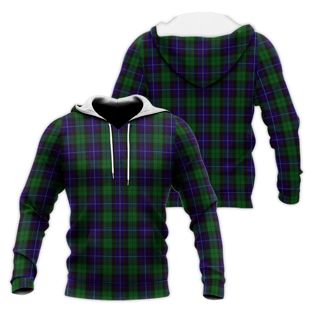 Mitchell Tartan Knitted Hoodie Unisex - Tartan Vibes Clothing