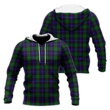 Mitchell Tartan Knitted Hoodie Unisex - Tartan Vibes Clothing