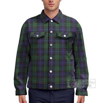 Mitchell Tartan Unisex Lapel Cotton Jacket Unisex - Tartan Vibes Clothing