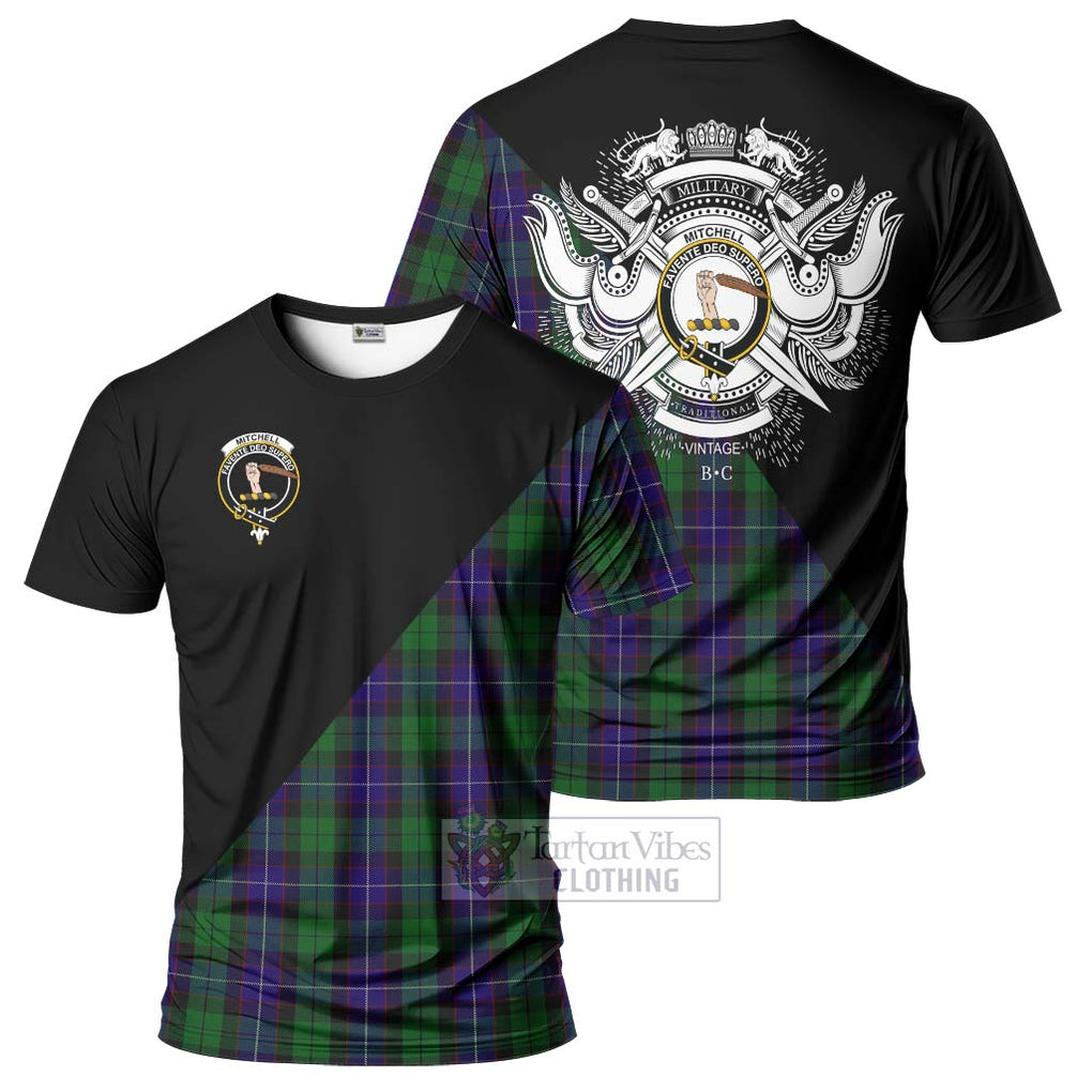 Mitchell Tartan T-Shirt with Family Crest and Military Logo Style Kid's Shirt - Tartan Vibes Clothing