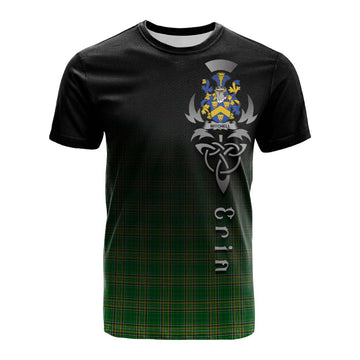 Mitchell Irish Clan Cotton T-shirt with Coat of Arms Erin Go Bragh Celtic Inspired