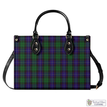 Mitchell Tartan Luxury Leather Handbags L - Tartan Vibes Clothing
