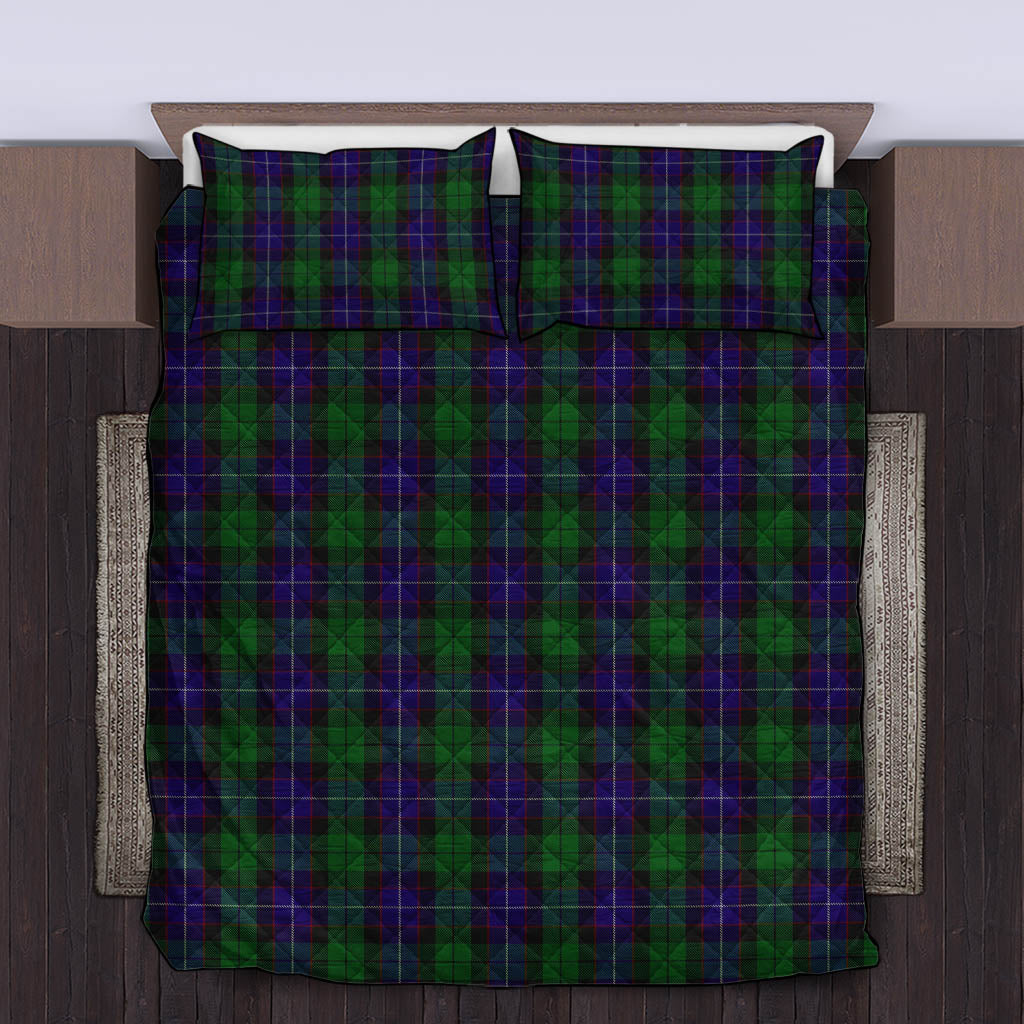 Mitchell Tartan Quilt Bed Set King - Tartan Vibes Clothing
