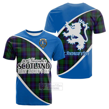 Mitchell Family Crest Tartan Cotton T-shirt Celebrate Saint Andrew's Day in Style Kid's Shirt - Tartan Vibes Clothing