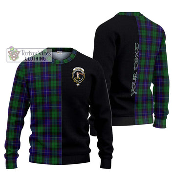Mitchell Tartan Ugly Sweater with Family Crest and Half Of Me Style Unisex - Tartan Vibes Clothing