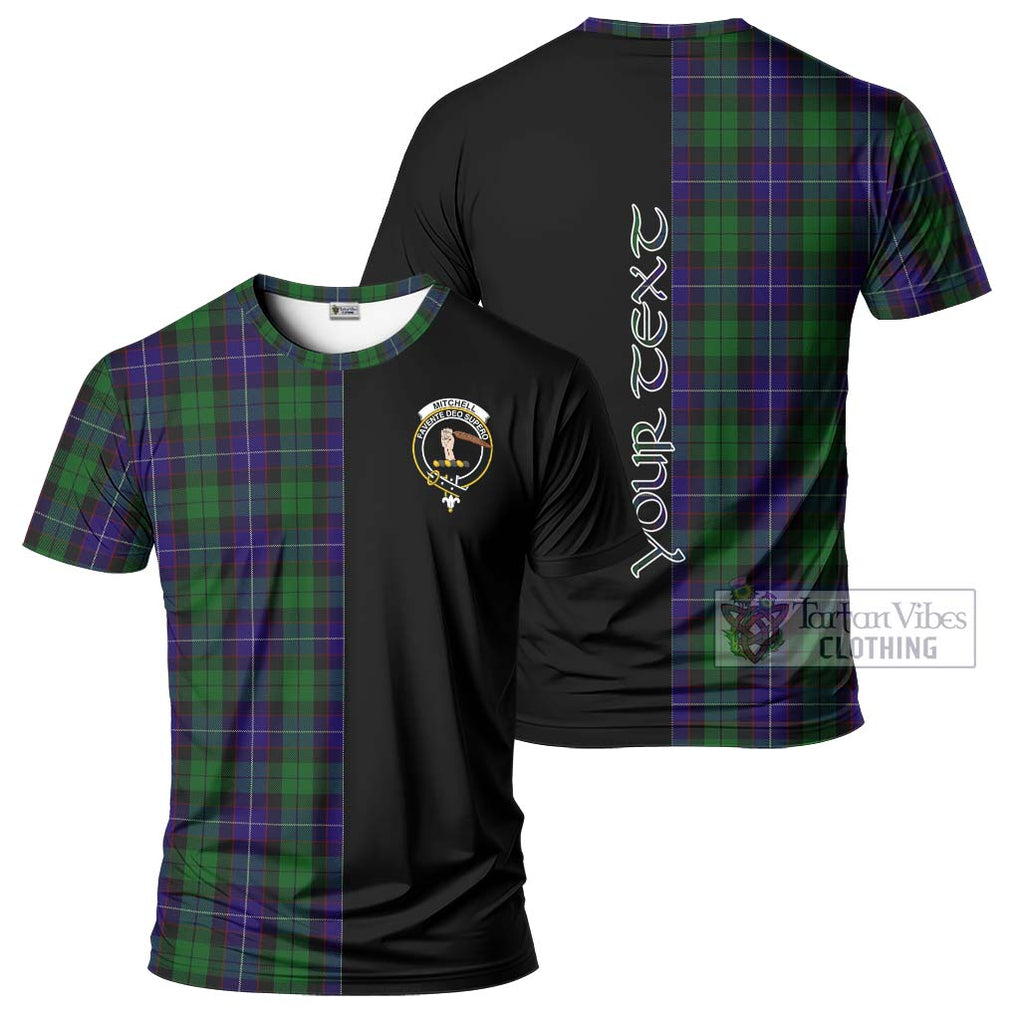 Mitchell Tartan T-Shirt with Family Crest and Half Of Me Style Kid's Shirt - Tartan Vibes Clothing