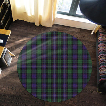 Mitchell Tartan Round Rug Premium Round Rug - Tartan Vibes Clothing