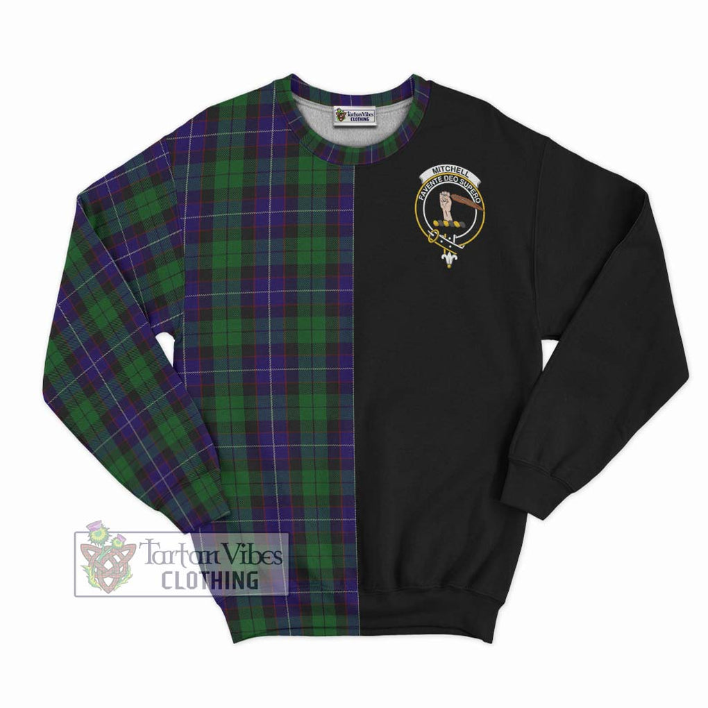 Mitchell Tartan Sweatshirt with Family Crest and Half Of Me Style - Tartan Vibes Clothing