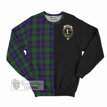 Mitchell Tartan Sweatshirt with Family Crest and Half Of Me Style - Tartan Vibes Clothing