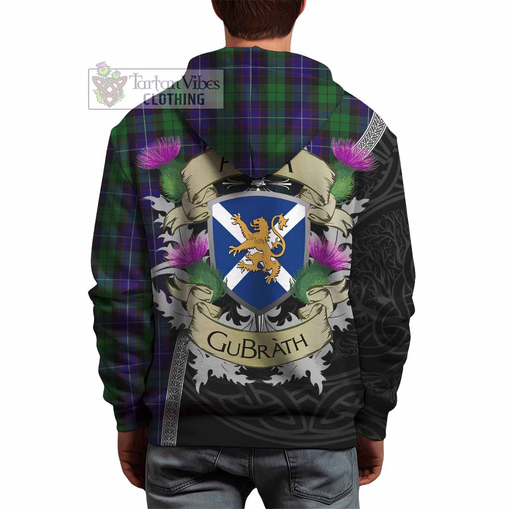 Mitchell Tartan Family Crest Hoodie Lion Rampant Royal Thistle Shield Celtic Inspired - Tartan Vibes Clothing