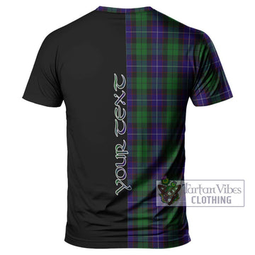 Mitchell Tartan T-Shirt with Family Crest and Half Of Me Style - Tartan Vibes Clothing