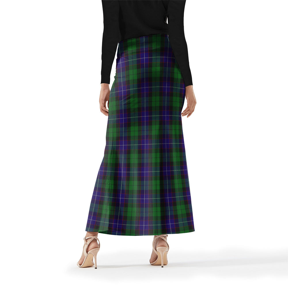 Mitchell Tartan Womens Full Length Skirt - Tartan Vibes Clothing