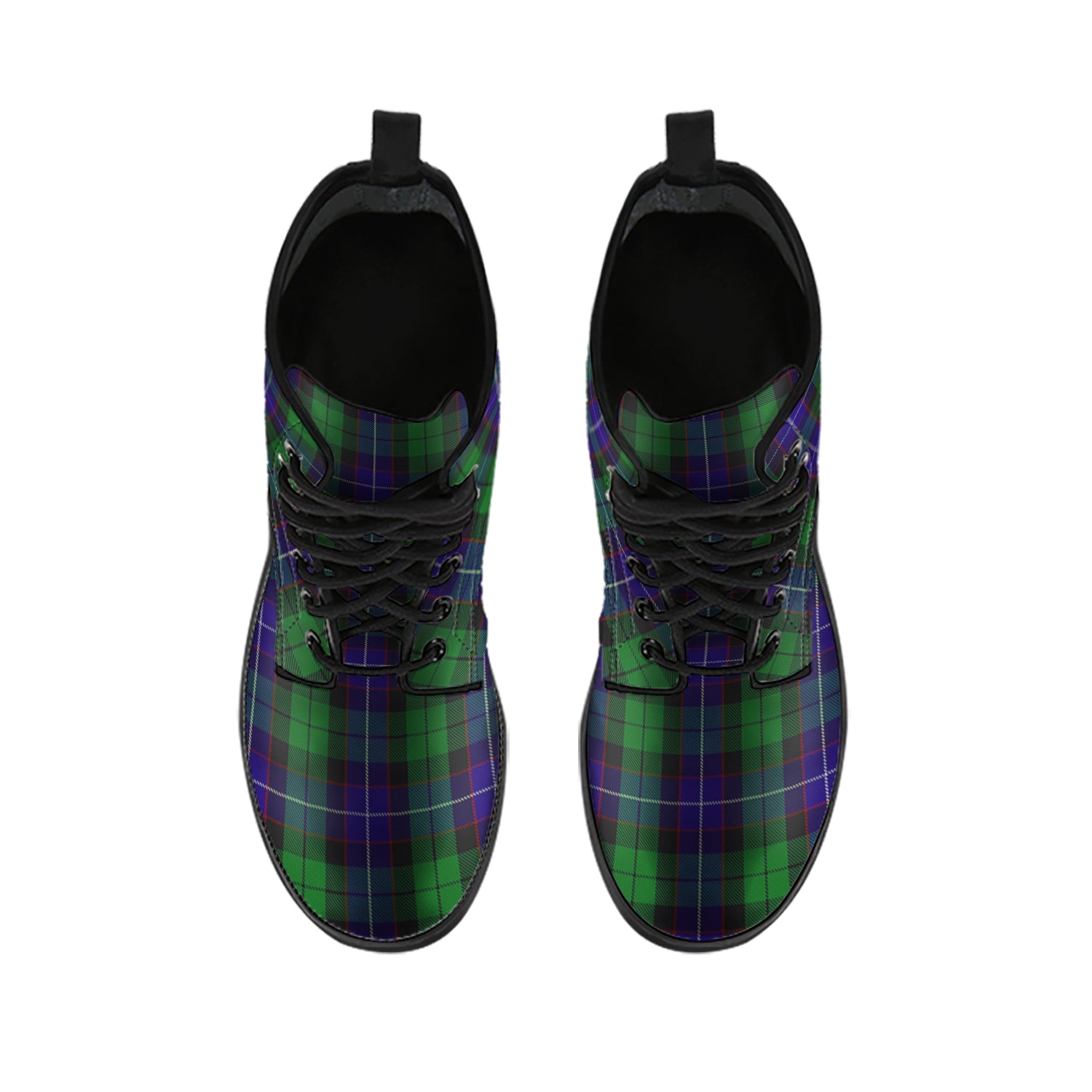 Mitchell Tartan Leather Boots - Tartan Vibes Clothing