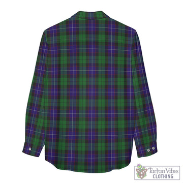 Mitchell Tartan Women's Casual Shirt with Family Crest - Tartan Vibes Clothing