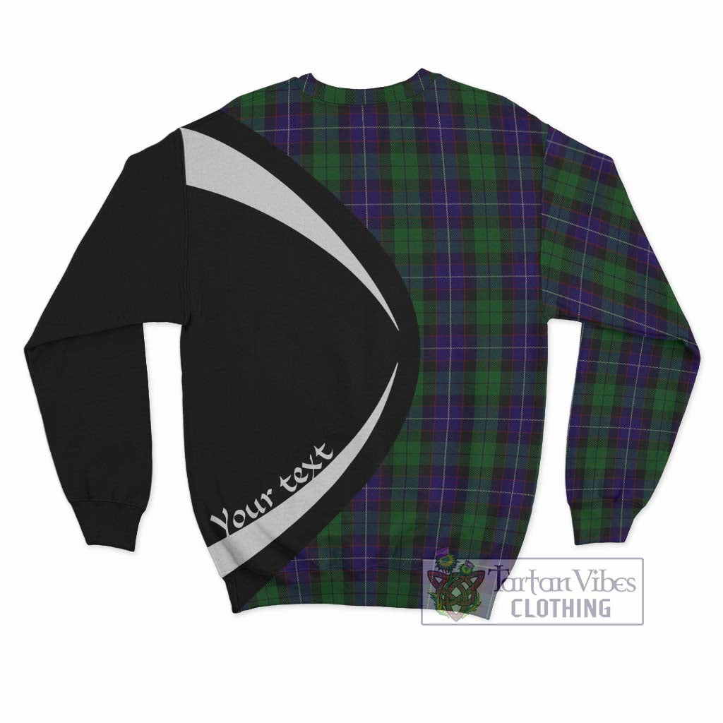 Mitchell Tartan Sweatshirt with Family Crest Circle Style - Tartan Vibes Clothing