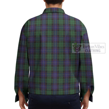 Mitchell Tartan Unisex Lapel Cotton Jacket - Tartan Vibes Clothing