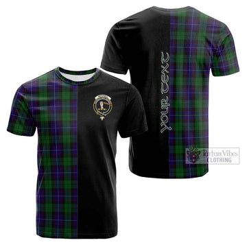 Mitchell Tartan Cotton T-shirt with Family Crest and Half Of Me Style Kid's Shirt - Tartan Vibes Clothing