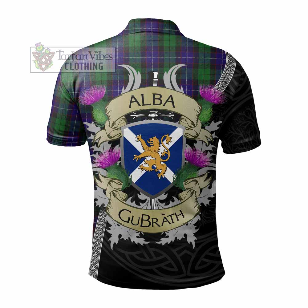 Mitchell Tartan Family Crest Polo Shirt Lion Rampant Royal Thistle Shield Celtic Inspired - Tartan Vibes Clothing