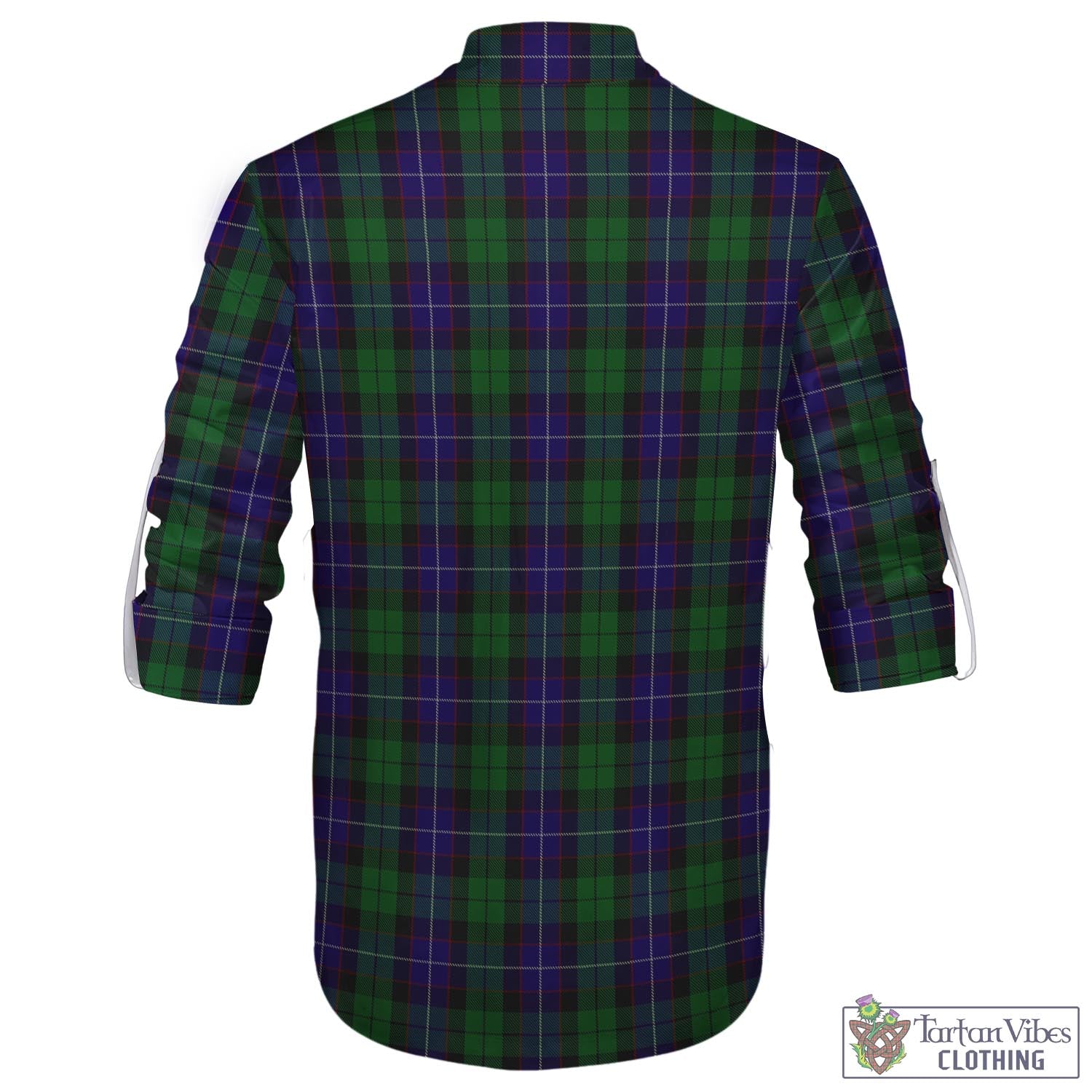 Mitchell Tartan Men's Scottish Traditional Jacobite Ghillie Kilt Shirt - Tartan Vibes Clothing