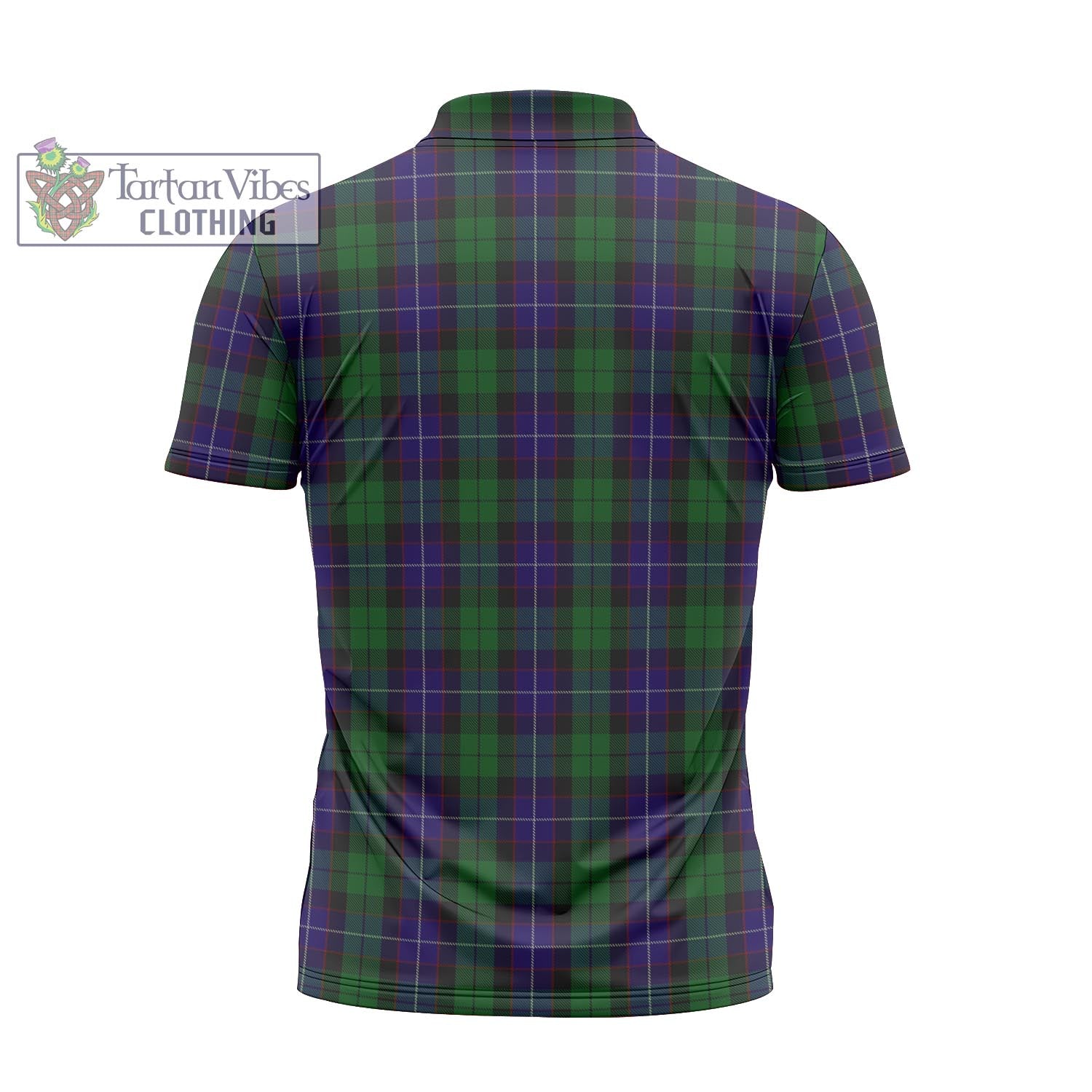 Mitchell Tartan Zipper Polo Shirt - Tartan Vibes Clothing